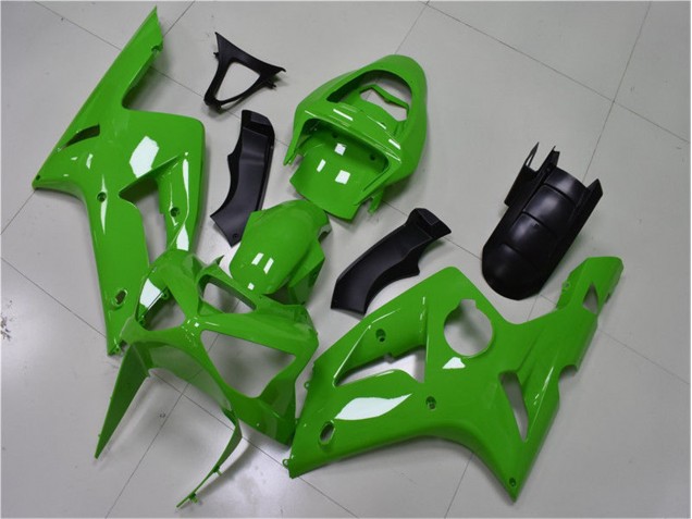 2003-2004 Green Kawasaki ZX6R Replacement Fairings UK Stores