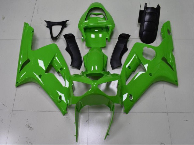 2003-2004 Green Kawasaki ZX6R Replacement Fairings UK Stores