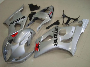 2003-2004 Silver Suzuki GSXR 1000 Bike Fairing Kit UK Stores