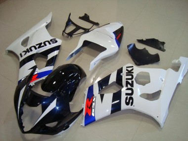 2003-2004 Dark Blue White Suzuki GSXR 1000 Replacement Fairings UK Stores