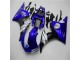 2003-2005 Blue White Black Yamaha YZF R6 Motorcycle Fairings Kit UK Stores