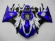 2003-2005 Blue White Black Yamaha YZF R6 Motorcycle Fairings Kit UK Stores