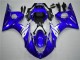 2003-2005 Blue White Yamaha YZF R6 Bike Fairings UK Stores