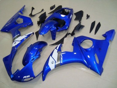 2003-2005 OEM Style Blue Yamaha YZF R6 Bike Fairings UK Stores