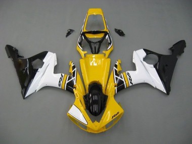 2003-2005 Yellow White Black Yamaha YZF R6 Moto Fairings UK Stores