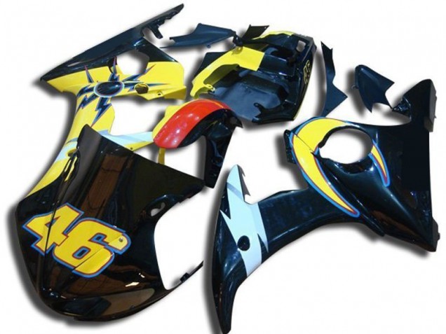 2003-2005 Number 46 Yamaha YZF R6 Bike Fairing Kit UK Stores