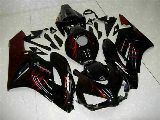 2004-2005 Red Flame Black Honda CBR1000RR Replacement Fairings UK Stores