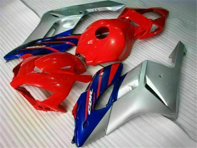 2004-2005 Red Silver Blue Honda CBR1000RR Motorcycle Fairings Kit UK Stores