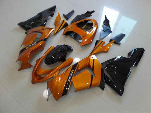 2003-2005 Gold Black Kawasaki ZX10R Bike Fairing UK Stores