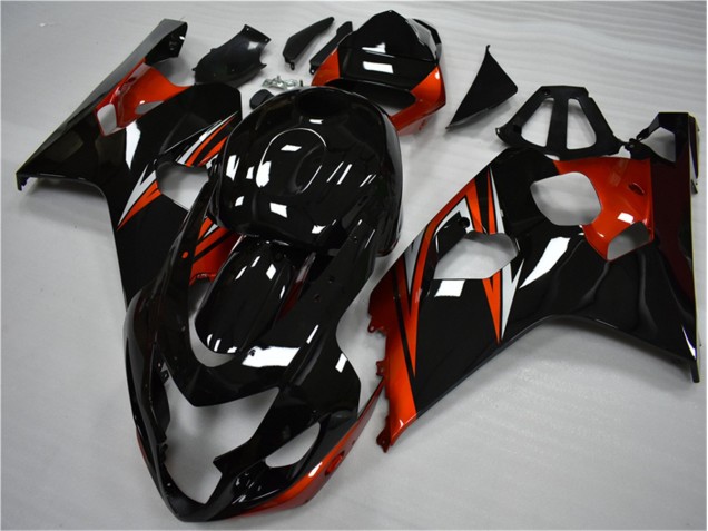 2004-2005 Orange Black Suzuki GSXR 600/750 Motor Bike Fairings UK Stores