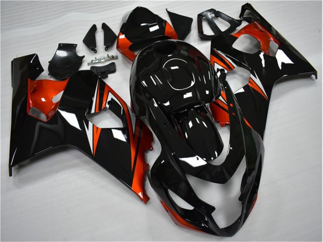 2004-2005 Orange Black Suzuki GSXR 600/750 Motor Bike Fairings UK Stores