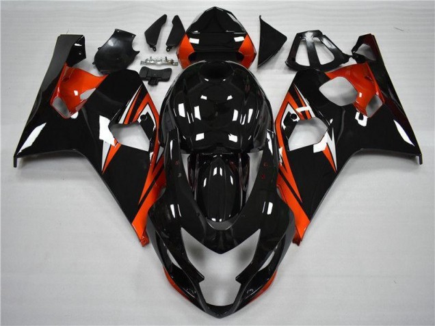 2004-2005 Orange Black Suzuki GSXR 600/750 Motor Bike Fairings UK Stores