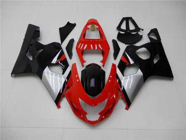 2004-2005 Red Black Suzuki GSXR 600/750 Motorbike Fairing Kits UK Stores