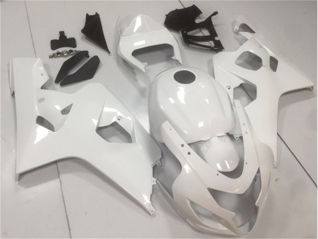 2004-2005 Glossy White Suzuki GSXR 600/750 Moto Fairings UK Stores