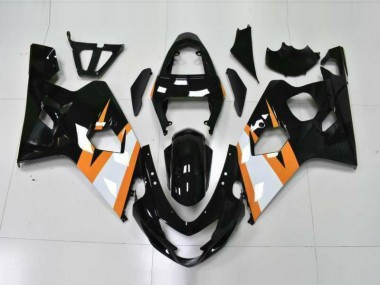 2004-2005 Orange Black Suzuki GSXR 600/750 Motorcycle Fairings UK Stores