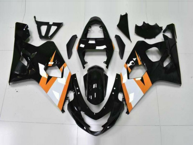 2004-2005 Orange Black Suzuki GSXR 600/750 Motorcycle Fairings UK Stores