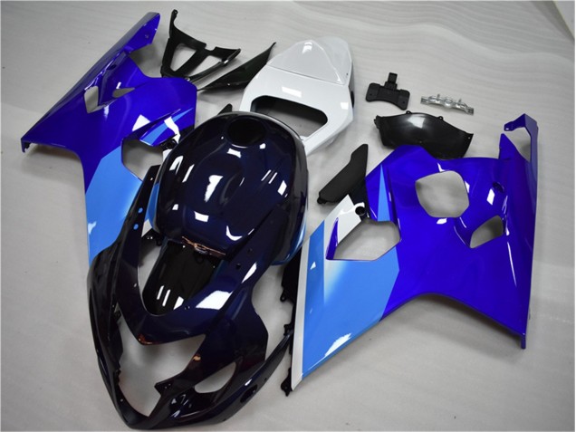 2004-2005 Blue White Suzuki GSXR 600/750 Bike Fairing Kit UK Stores