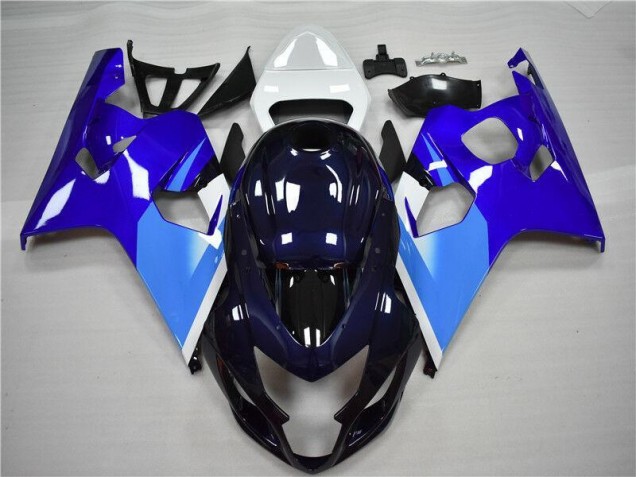 2004-2005 Blue White Suzuki GSXR 600/750 Bike Fairing Kit UK Stores