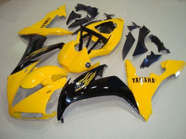 2004-2006 Yellow Black Flame Yamaha YZF R1 Replacement Motorcycle Fairings UK Stores