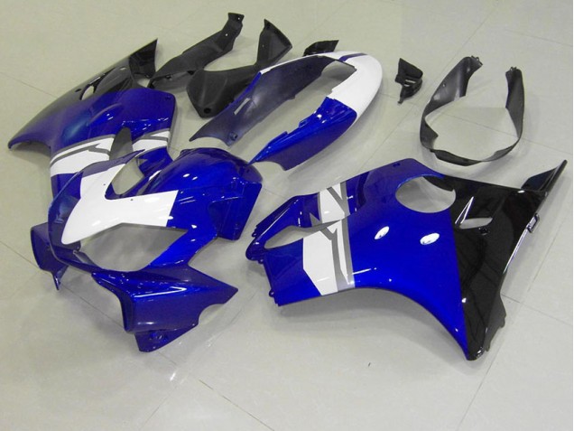 2004-2007 White Blue Black Honda CBR600 F4i Bike Fairing Kit UK Stores