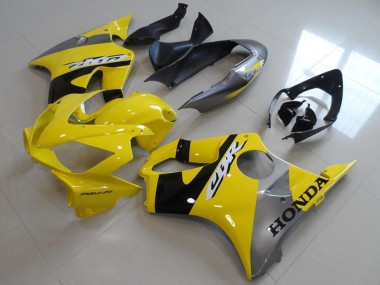 2004-2007 Yellow Grey Honda CBR600 F4i Motorbike Fairing Kits UK Stores