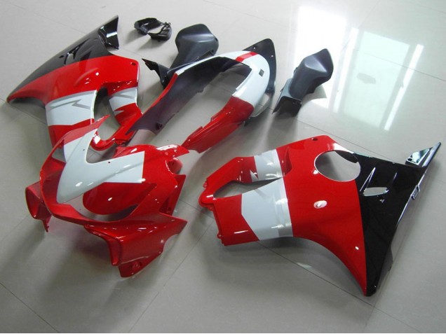 2004-2007 Red White Black Honda CBR600 F4i Motorcycle Fairings Kit UK Stores