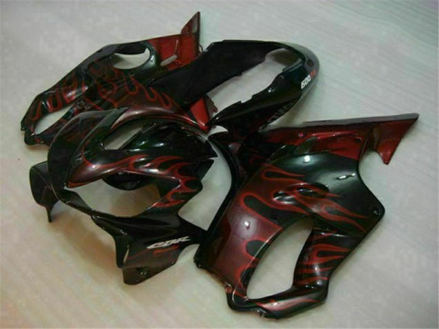 2004-2007 Red Flame Honda CBR600 F4i Bike Fairings UK Stores