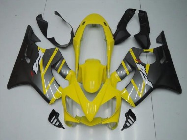 2004-2007 Yellow Grey Honda CBR600 F4i Bike Fairing Kit UK Stores