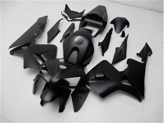 2005-2006 Matte Black Honda CBR600RR Motorcycle Fairing Kits & Bodywork UK Stores