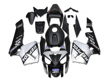 2005-2006 Silver Repsol Black Honda CBR600RR Bike Fairings UK Stores