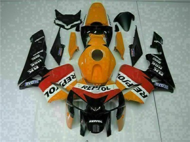 2005-2006 Orange Black Repsol Honda CBR600RR Motorbike Fairing UK Stores