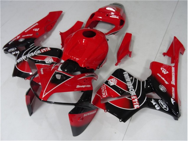 2005-2006 Red Black Honda CBR600RR Motorcycle Fairing Kit UK Stores