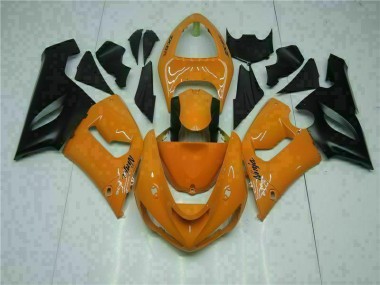 2005-2006 Orange Kawasaki ZX6R Bike Fairing UK Stores