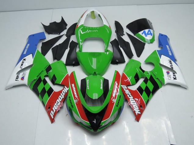 2005-2006 Motocard Kawasaki ZX6R Replacement Fairings UK Stores