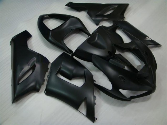 2005-2006 Matte Black Kawasaki ZX6R Bike Fairing UK Stores