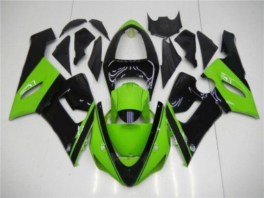 2005-2006 Green Black Kawasaki ZX6R Motor Fairings UK Stores