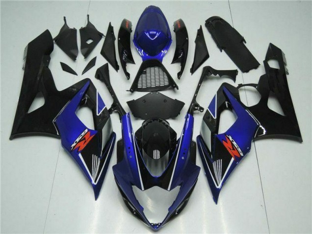 2005-2006 Blue Black Suzuki GSXR 1000 Bike Fairing UK Stores