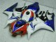 2006-2007 Blue White Honda CBR1000RR Motorbike Fairing Kits UK Stores