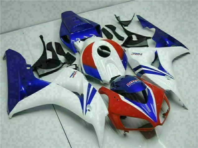 2006-2007 Blue White Honda CBR1000RR Motorbike Fairing Kits UK Stores