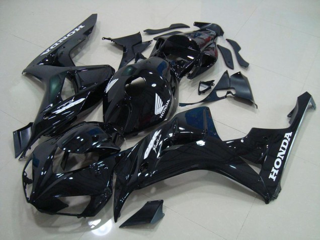 2006-2007 Black Silver Decals Honda CBR1000RR Motorcycle Fairing Kit UK Stores