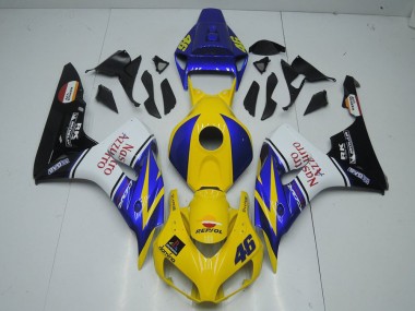 2006-2007 Yellow Nastro Honda CBR1000RR Motorcycle Fairings Kit UK Stores