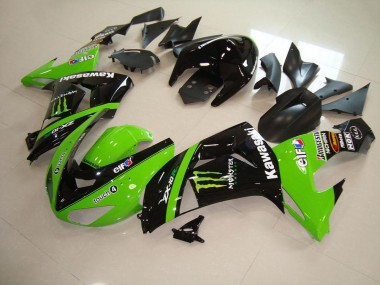 2006-2007 Green Monster Kawasaki ZX10R Motorcylce Fairings UK Stores