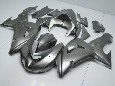 2006-2007 Glossy Grey Kawasaki ZX10R Bike Fairings UK Stores