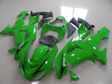 2006-2007 Green Black Arrow Kawasaki ZX10R Replacement Motorcycle Fairings UK Stores