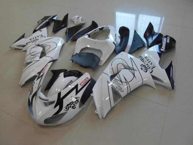 2006-2007 White Corona Kawasaki ZX10R Motor Fairings UK Stores