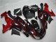 2006-2007 Red Flame Kawasaki ZX10R Motorcycle Fairings Kit UK Stores