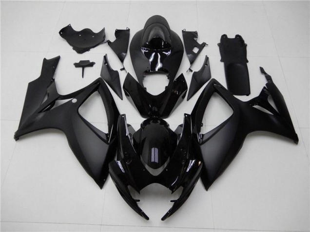 2006-2007 Matte Black Suzuki GSXR 600/750 Bike Fairings UK Stores