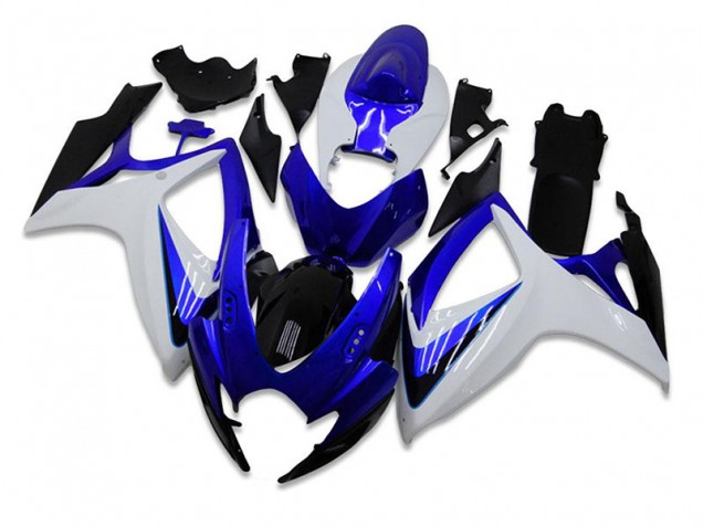 2006-2007 Blue White Suzuki GSXR 600/750 Motorbike Fairing UK Stores