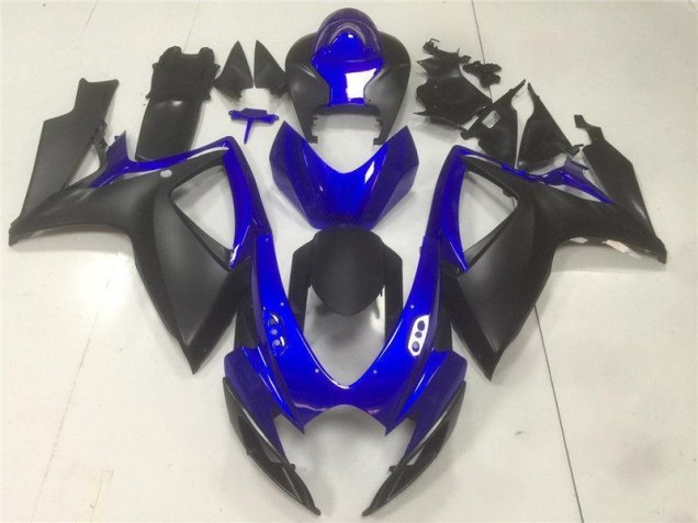 2006-2007 Black Blue Suzuki GSXR 600/750 Motorbike Fairing Kits & Bodywork UK Stores