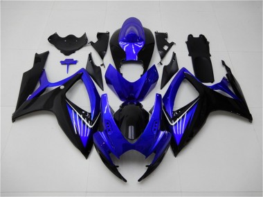 2006-2007 Blue Black Suzuki GSXR 600/750 Replacement Fairings & Bodywork UK Stores